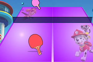 狗狗巡逻队打乒乓