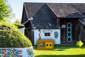 可爱的变色龙逃脱