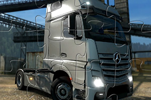 奔驰特大卡车拼图
