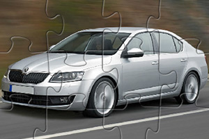 斯柯达轿车拼图
