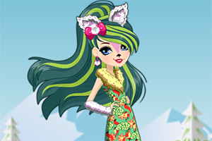 冬季的可爱装扮