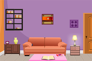 可爱紫色小屋逃脱