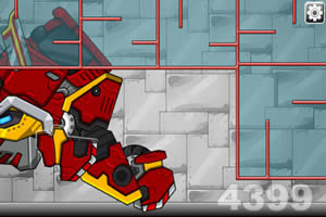 组装机械火焰三角龙