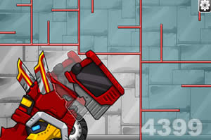 组装机械火焰三角龙