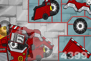 组装机械火焰三角龙