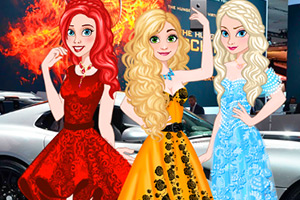 公主去巴黎车展