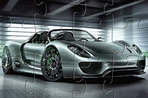 银色法拉利超跑