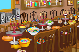 豪华餐厅找物品