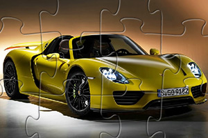 黄色保时捷918拼图