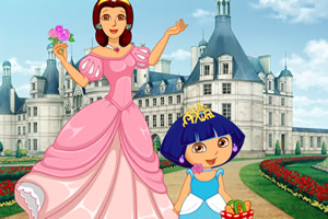 朵拉和妈妈的迪士尼亲子装