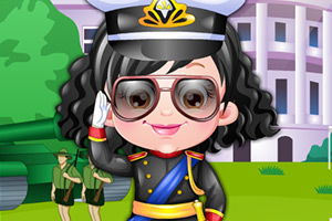 可爱宝贝当国防官员