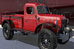 道奇牵引卡车拼图