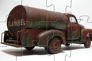 油罐卡车拼图