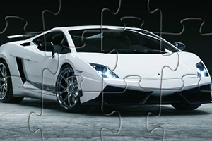 白色兰博基尼拼拼看