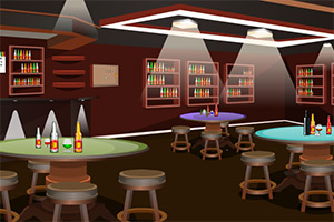 逃出喧闹的酒吧