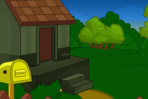 逃离森林中的房屋