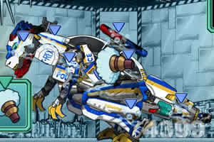 修理机械变形警车