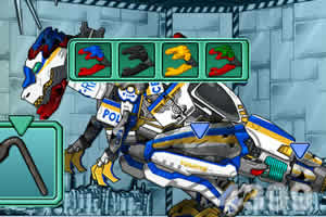 修理机械变形警车