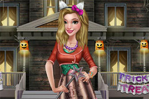 多莉万圣节化妆 