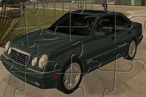 奔驰E420汽车拼图