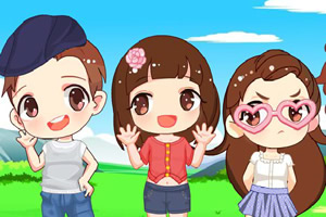 爸爸去哪儿4卡通装扮