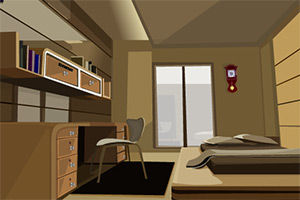 逃出豪华的房子