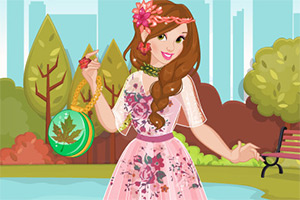 贝儿的时尚花裙