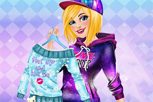 芭比的连帽衫设计