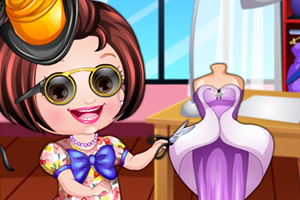 可爱宝贝当时尚设计师