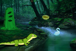 逃离神圣的野生森林