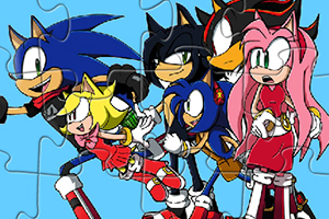 索尼克一家拼图