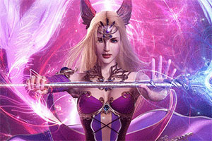 唯美的美丽女孩