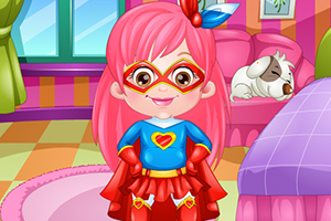 可爱宝贝当超人