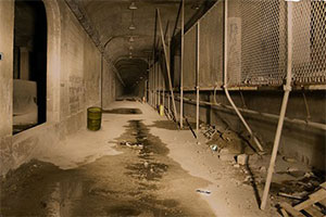 废弃的地铁隧道逃生