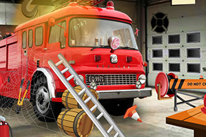 逃离消防队休息室