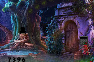 逃离金鱼雕像放置地