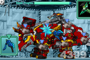 修理机械火焰三角龙