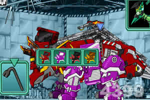 修理机械火焰三角龙