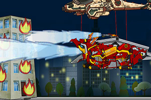 修理机械火焰三角龙