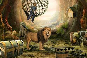 被困森林的男孩