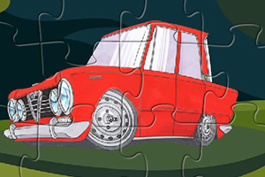 阿尔法罗密欧卡通拼图