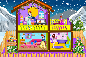 公主的圣诞娃娃屋