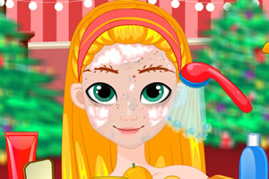 圣诞精灵闪亮妆容