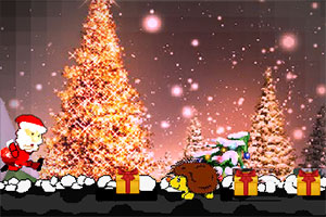 奔跑的圣诞老人