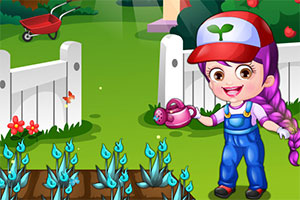 可爱宝贝当园丁