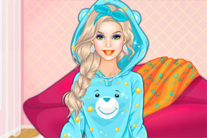 芭比的冬季睡衣