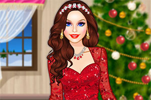 芭比的圣诞装扮