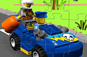 乐高警车拼一拼