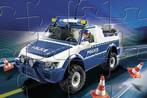 乐高警车拼拼看