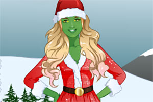 时尚办公室的圣诞装